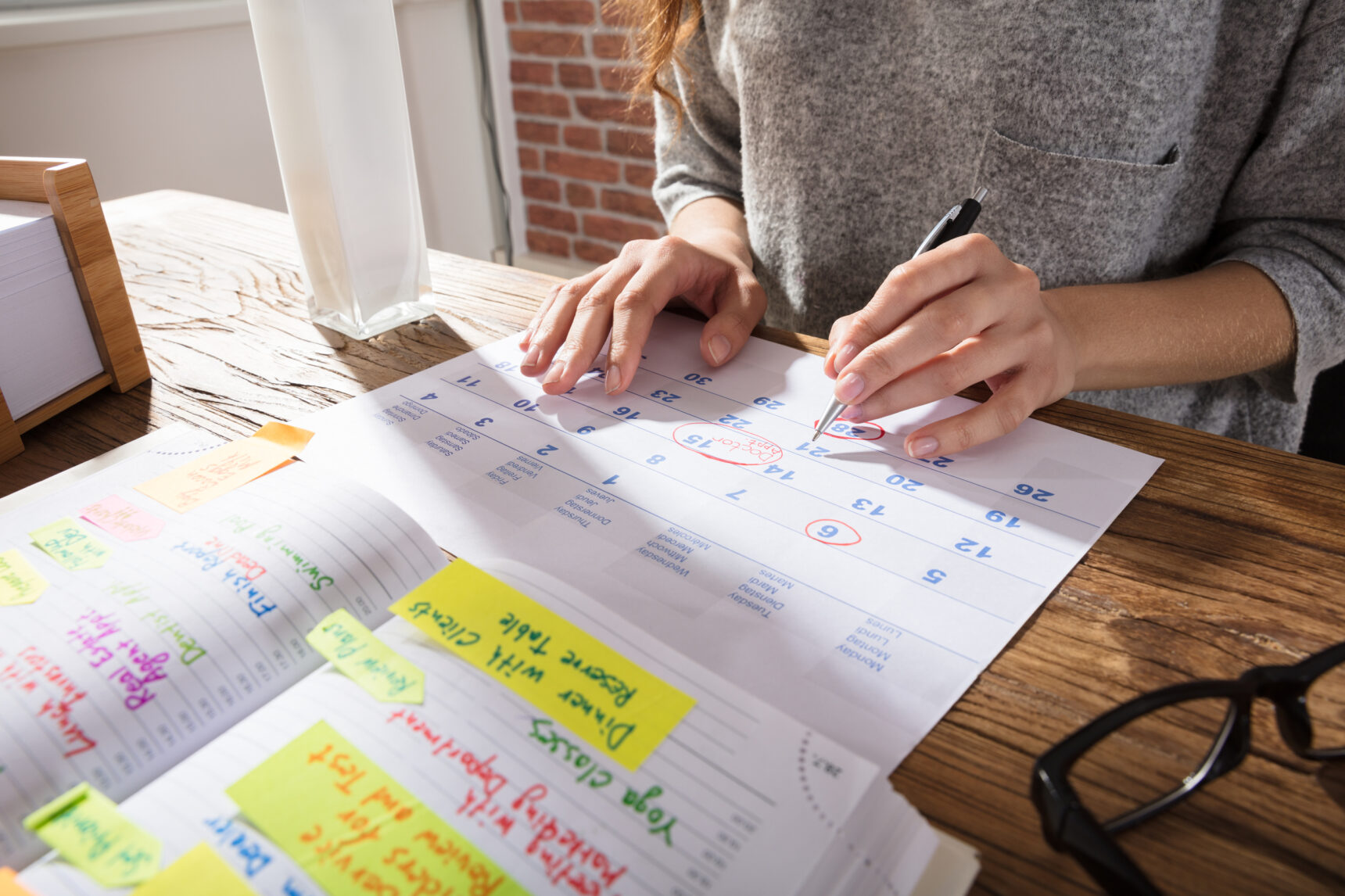 A student is creating a revision timetable for their mock exams.