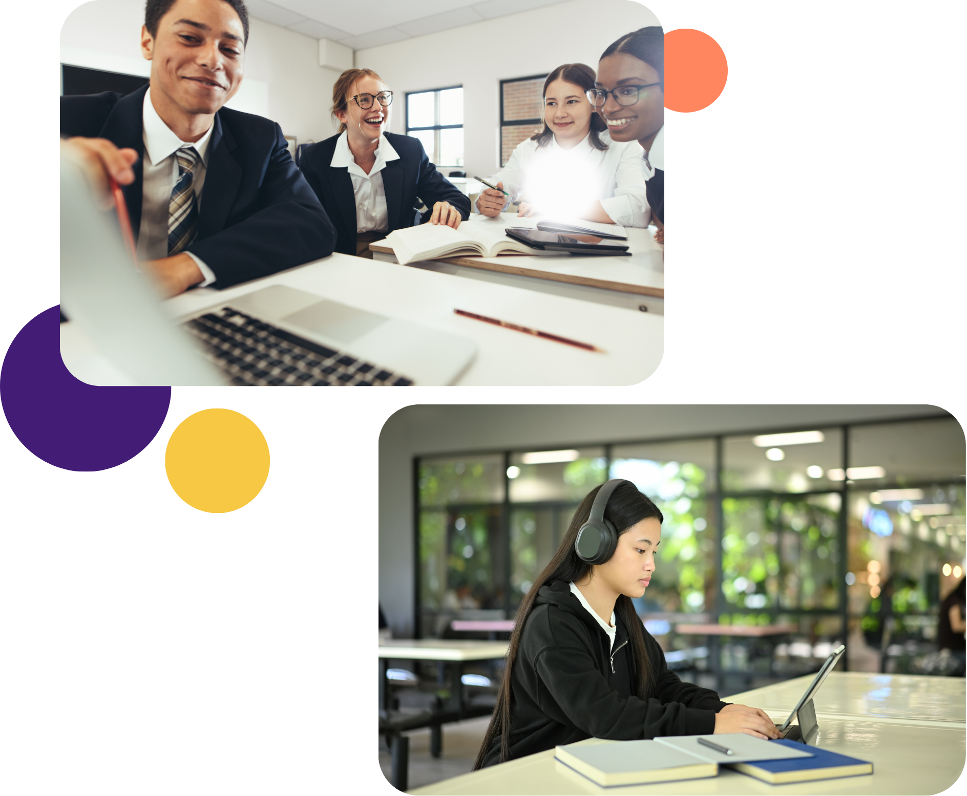 School students participating in PMT Education GCSE and A Level revision courses.